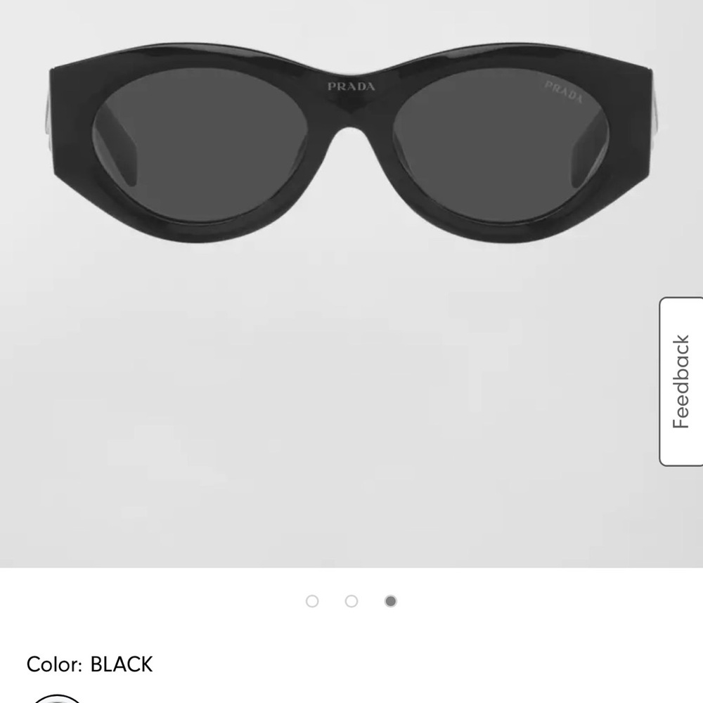 Prada Women's Elegant Black Sunglasses